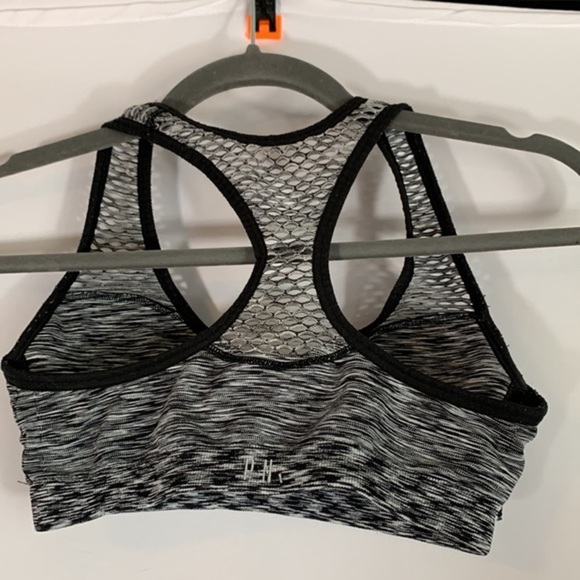 PINK Victoria’s Secret Grey & Black Push Up Sports Bra - Picture 3 of 6